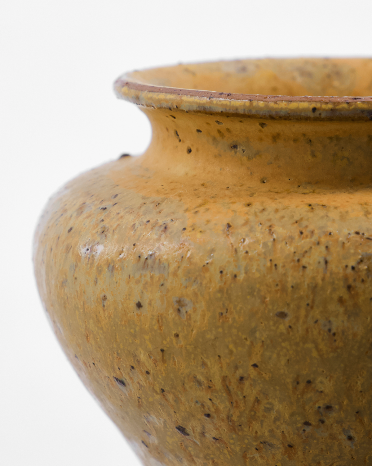 Kolo vase, Sennepsgul - H8,5 cm